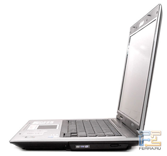 ASUS X50V: внешний вид в открытом состоянии 2