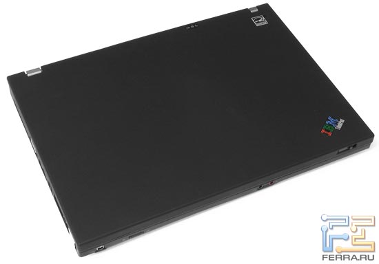 Lenovo ThinkPad T61: внешний вид в закрытом состоянии